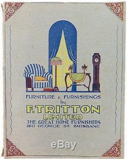 RARE C 1920s F TRITTON, GEORGE ST BRISBANE FURNITURE & FURNISHINGS CATALOGUE