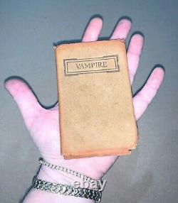 RARE Early 1900 ANTIQUE BOOK VAMPIRE BY RUDYARD KIPLING BARSE & HOPKINS NY