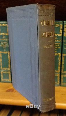 RARE Early Medical Book CELLULAR PATHOLOGY Rudolf Virchow ANTIQUE Foundation of