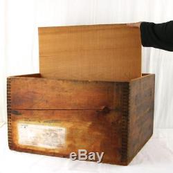 RARE Encyclopedia Britannica Wooden Book Crate Box 14th Edition 1929 Antique