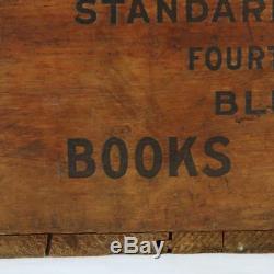 RARE Encyclopedia Britannica Wooden Book Crate Box 14th Edition 1929 Antique