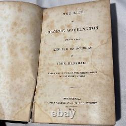 RARE FIND! Life Of Washington By Chief Justice John Marshall 1st Ed Antique Text