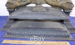 RARE Fancy Antique Cast Iron Dolphin Fish Shaped Book Binders Press