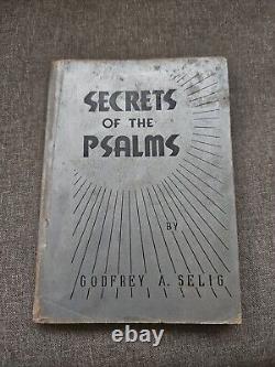 RARE Godfrey A Selig Secrets of the Psalms 1929 Antique