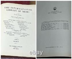 RARE International Library of Music Books University Society 1925 1935 HC x 9