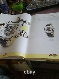 RARE Invicta Mens Watch 2005 collection book hardcover signed by CEO vintage