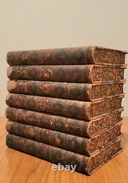 RARE J. G. Holland, 1881-1882, Antique 7 books set