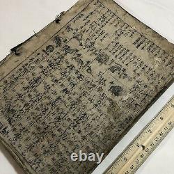 RARE Japanese Edo Period Dictionary Book Circa 1697 Woodblock Print Manuscript