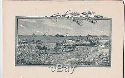 RARE Map & Book Minnesota Dakota Territory 1885 Letters Travel Railroad Illustr