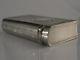 Rare Novelty Book French Solid Silver Vesta Match Case C1890 Antique