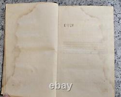 RARE OLD Antique Consumptive's Guide Dr. Potter 2nd Edition 1852 Medical Book