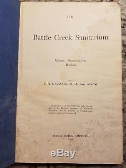RARE ORIGINAL MEDICAL BOOK! The Battle Creek Sanitarium System