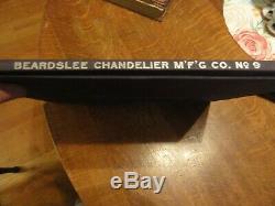 RARE! Old BEARDSLEE CHANDELIER MFG. CO. CATALOG #9 Electric Light Fixtures