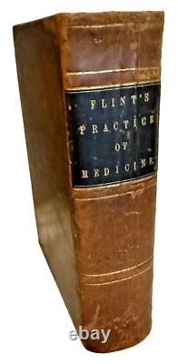 RARE Principles and Practice of Medicine Austin Flint 1867 Antique Medical Book