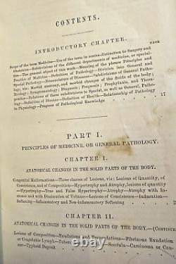 RARE Principles and Practice of Medicine Austin Flint 1867 Antique Medical Book