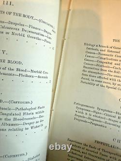 RARE Principles and Practice of Medicine Austin Flint 1867 Antique Medical Book