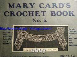 RARE RARE RARE Antique Original!'MARY CARD's Crochet Book No. 5