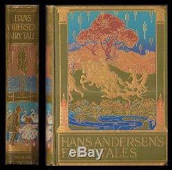 RARE Rie Cramer HANS ANDERSEN FAIRY TALES 1932 L A Govey 17 Plates Antique Book