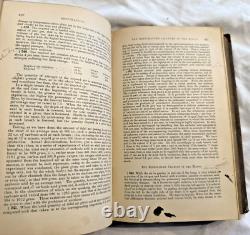 RARE Textbook of Physiology Foster 1891 Antique Medical Book READ CONDITION