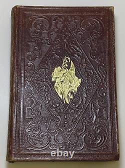 RARE The Lily of the Valley for 1852 Antique Leather Hardcover Book Plates HTF