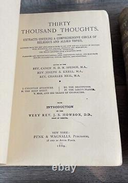 RARE Thirty Thousand Thoughts 6 Volume Antique Set Spence Excell Neil 1889