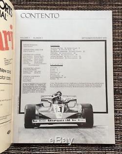 RARE VINTAGE 1978 Number 1 Cavallino The Magazine for Ferrari Enthusiasts