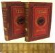 Rare Vega's Färd Kring Asien Och Europa Victorian Red Antique 1880 Book Lot Of 2