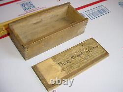RARE Vintage 1904 to 1911 PFLUEGER or RHODES Fishing Lure Box BOOK VALUE PIC