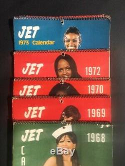 RARE Vintage 1968, 69, 70, 72, & 73 JET Calendar Featuring A Nude JET Beauty