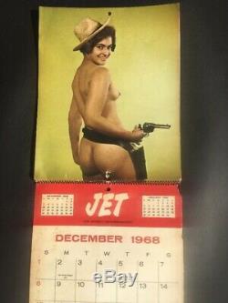 RARE Vintage 1968, 69, 70, 72, & 73 JET Calendar Featuring A Nude JET Beauty