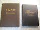 Rare Vintage Antique 19th Cent. Mozart Song Books! Figaro & Klavierstucke 1890