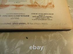 RARE Vintage Antique 19th Cent. MOZART Song Books! Figaro & Klavierstucke 1890