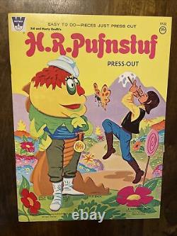 RARE Vintage H. R. PUFNSTUF Whitman Press Out Paper Dolls Book 1970 Unused New