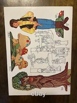 RARE Vintage H. R. PUFNSTUF Whitman Press Out Paper Dolls Book 1970 Unused New