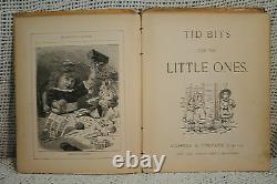 RARE antique old Victorian era Childrens book TID BITS FOR THE LITTLE ONES