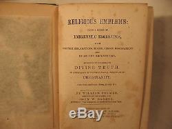 RELIGIOUS EMBLEMS illustrating DIVINE TRUTH rare antique old John Warner Barber