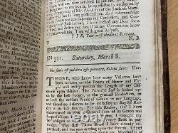 Rare 1738 The Spectator Vol 4 #252-321 Addison Steele Antique Book (p3)