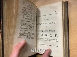 Rare 1752 John Gay Poems On Several Occasions Antique Poetry Leather Book (t4)