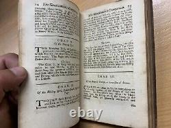 Rare 1756 The Country Gentleman's Companion Vol 1 Leather Antique Book (t3)