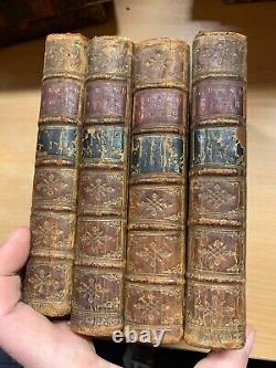 Rare 1756 The Grand Tour European Journey Vols 1-4 Antique Books (t8)
