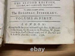 Rare 1756 The Grand Tour European Journey Vols 1-4 Antique Books (t8)