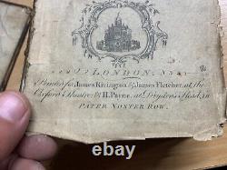 Rare 1760 The British Magazine Illustrated Antique Leather Book (p6)