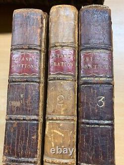 Rare 1777 The Orations Of Demosthenes Volumes 1-3 Antique Books (p8)