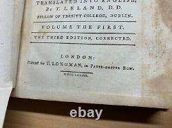 Rare 1777 The Orations Of Demosthenes Volumes 1-3 Antique Books (p8)