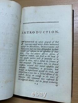 Rare 1777 The Orations Of Demosthenes Volumes 1-3 Antique Books (p8)