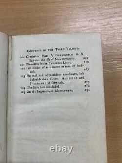 Rare 1778 The Adventurer Volume 3 Samuel Johnson Antique Book (p3)