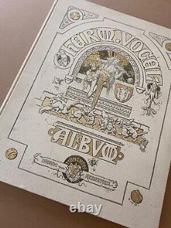 Rare 1800s Album Book with Gorgeous Fairy Tale Illustrations by Hermann Vogel
