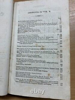 Rare 1813 The Eclectic Review Vol 10 July To Dec 1813 Antique Book (t5)