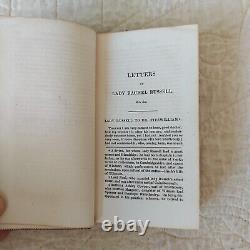 Rare 1826 Antique Letters of Lady Rachel Russell Small Pocket book