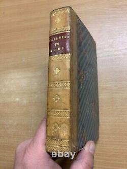 Rare 1829 Farewell To Time For Use By The Dying Antique Book (p4)